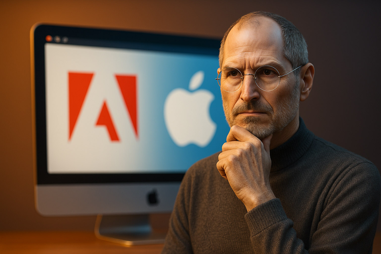 Steve Jobs and Adobe fights