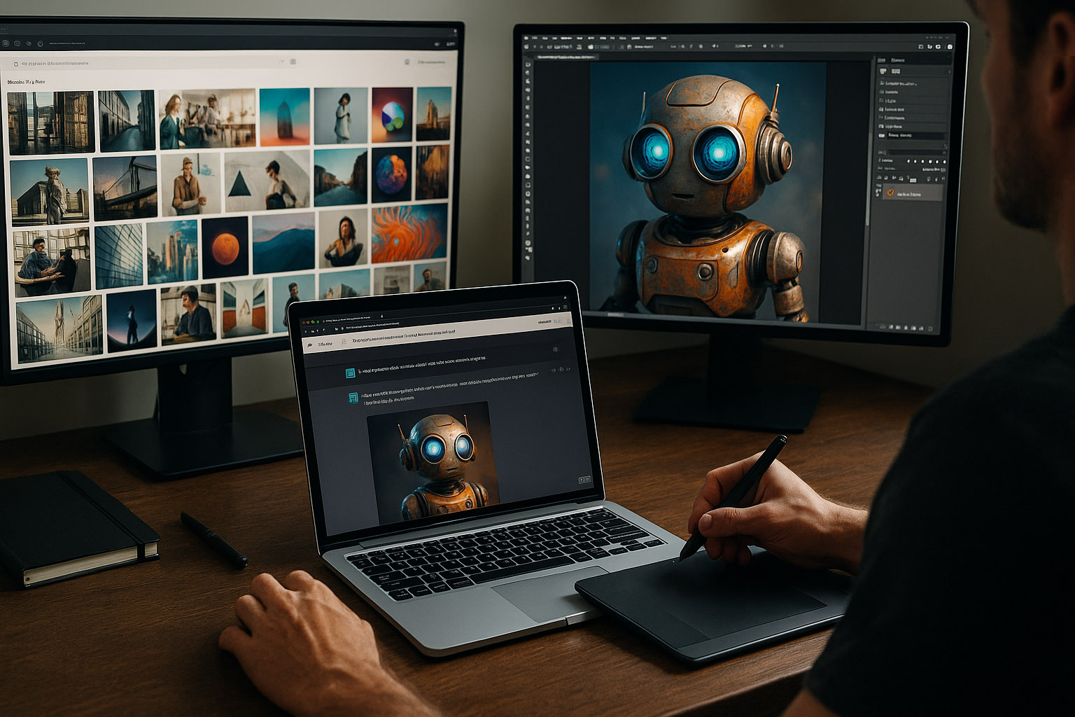 AI vs. Old School: Finding the Perfect Image for Your Design Project header image