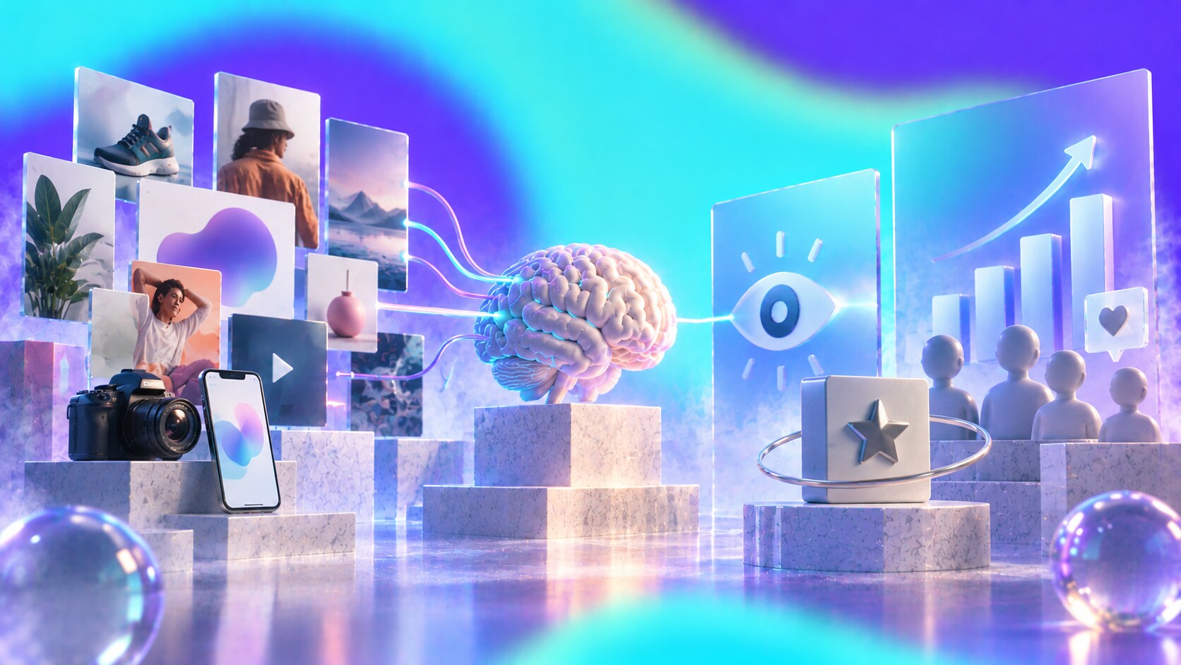 Brand performance data showing distinctiveness, consistency, brand attribution, fluent devices, and memory structures.