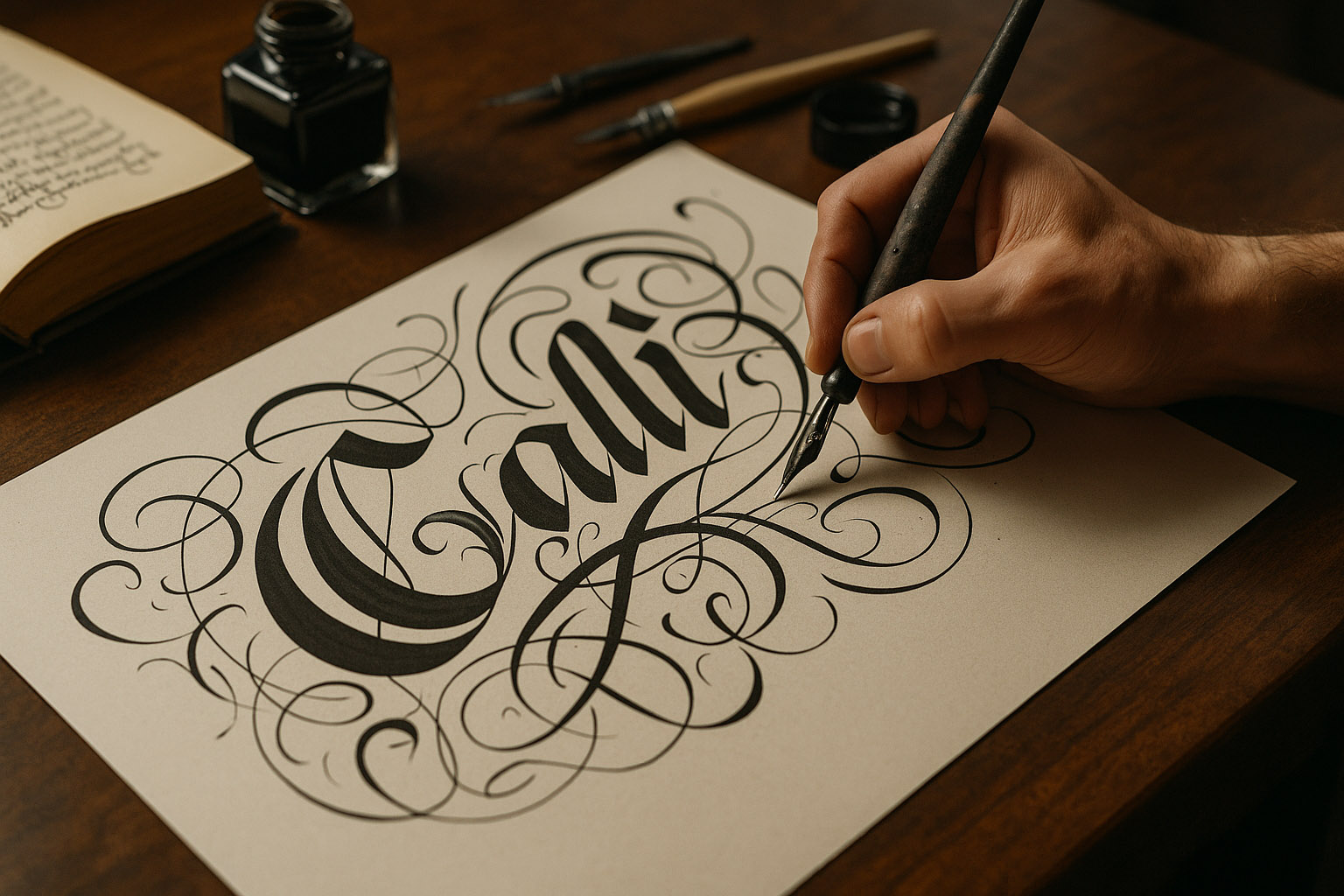 calligraphy has been the bridge between art and language