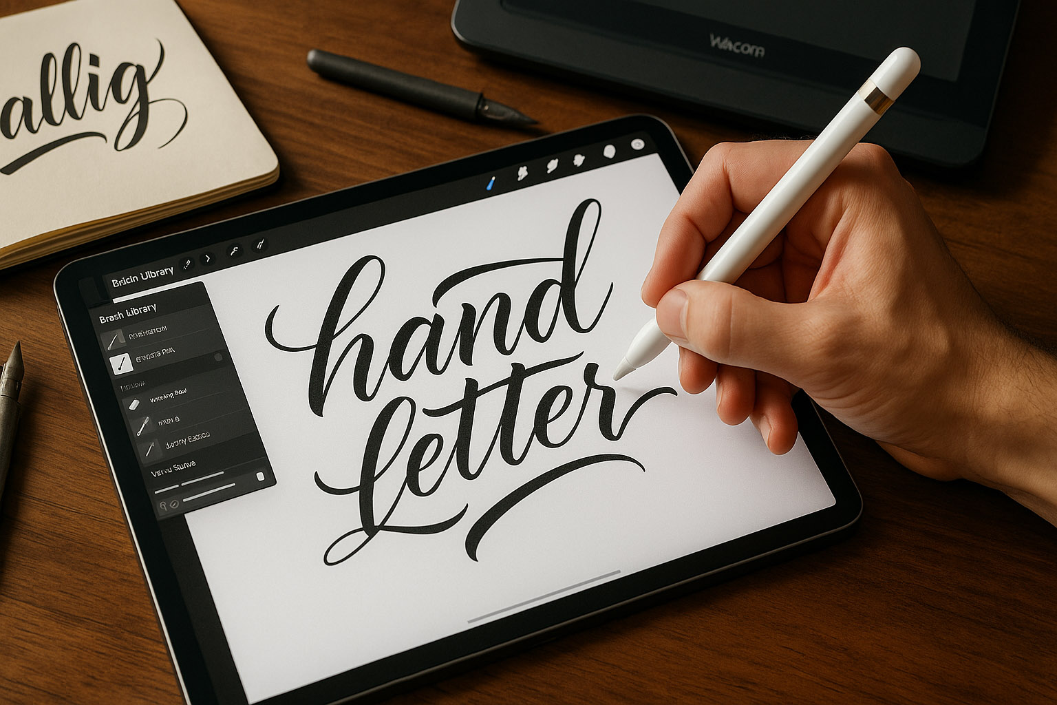 Contemporary calligraphy isn’t just ink and paper