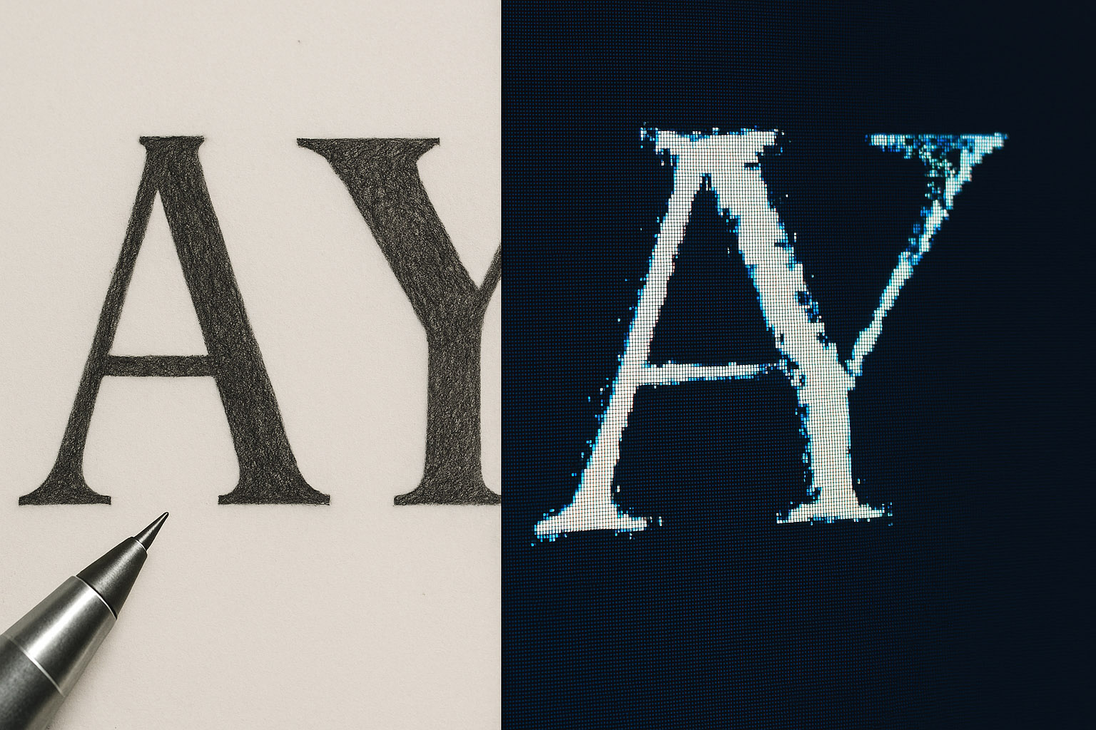 Can AI Ever Create a Beautiful, Functional Font Family?