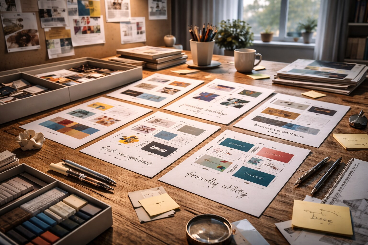 A repeatable creative procedure: constraints, material, drafts, critique, and testing.