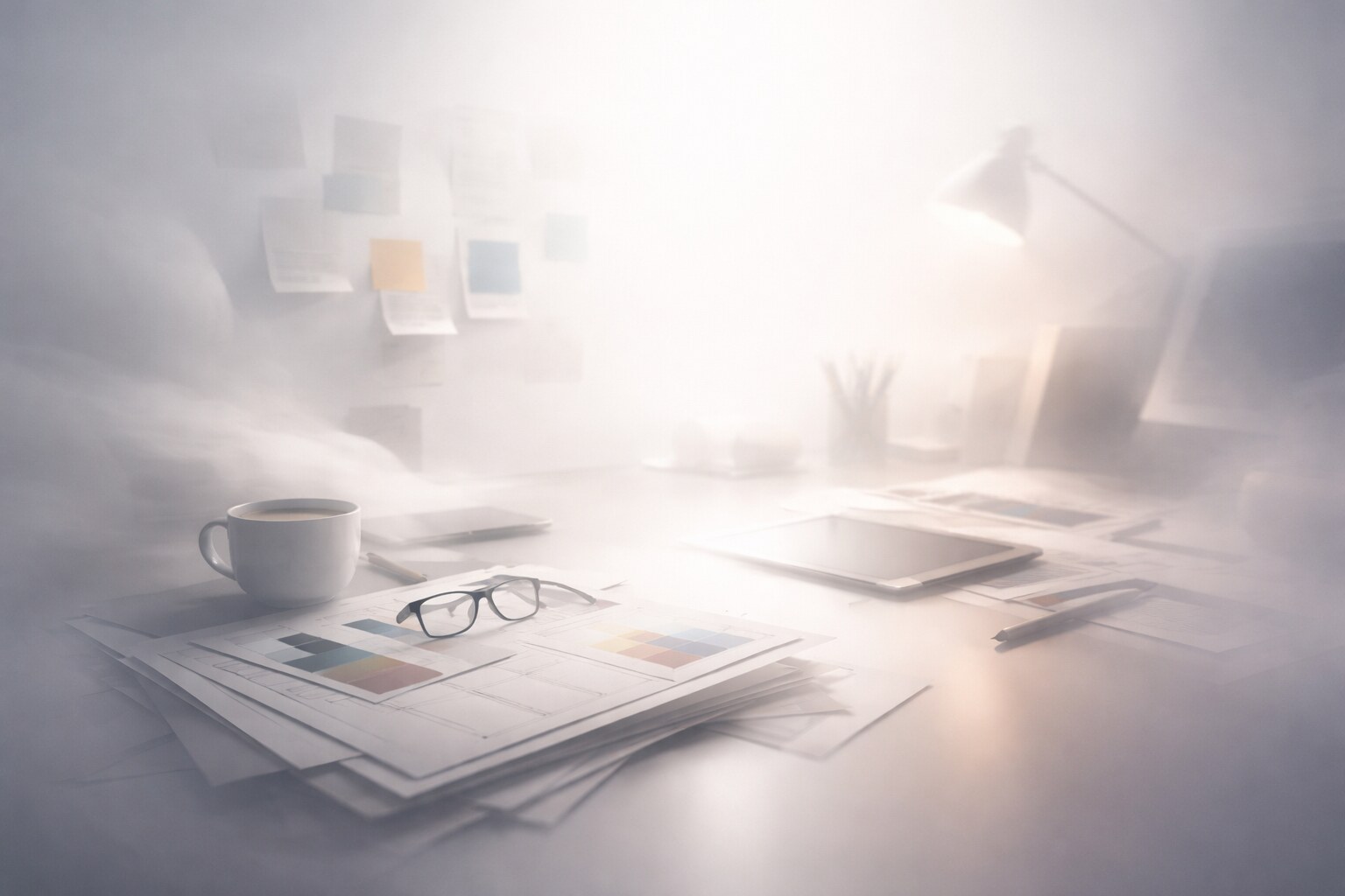 Graphic designer routine across corporate, studio, and nonprofit environments.