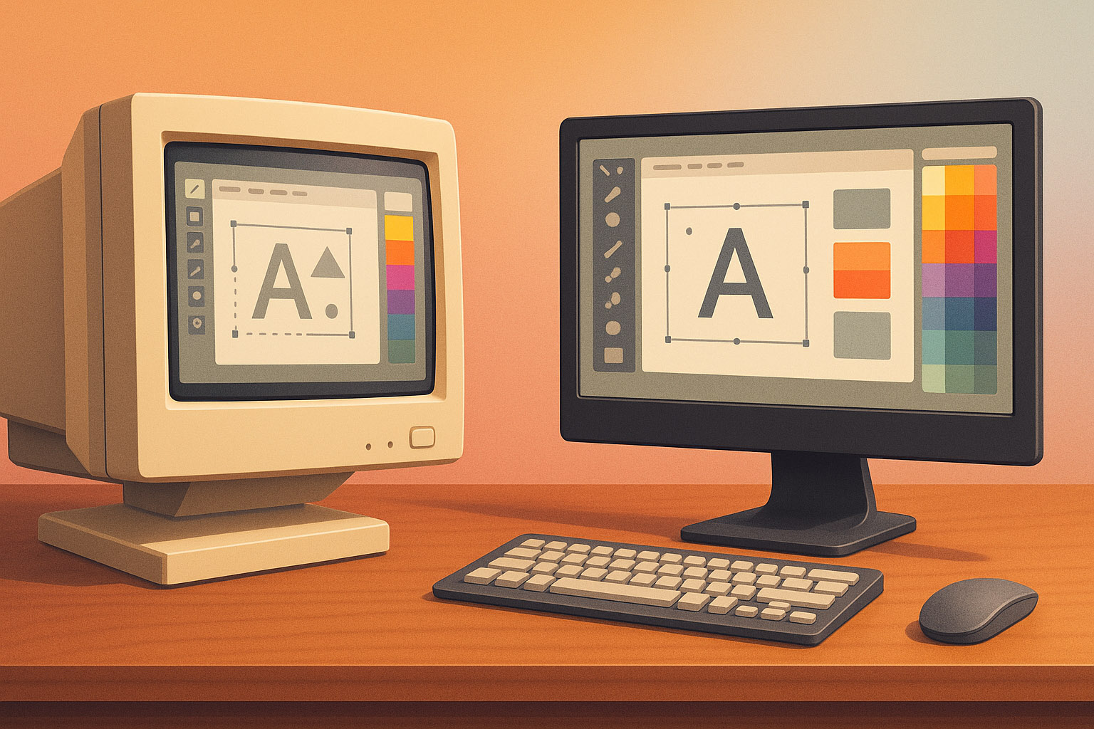 From CRT to OLED: Choosing the Right Display for Graphic Design header image