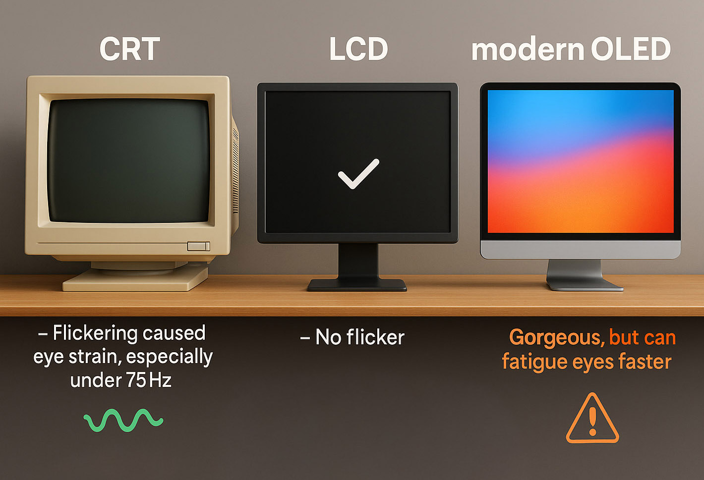 monitors and eye strain