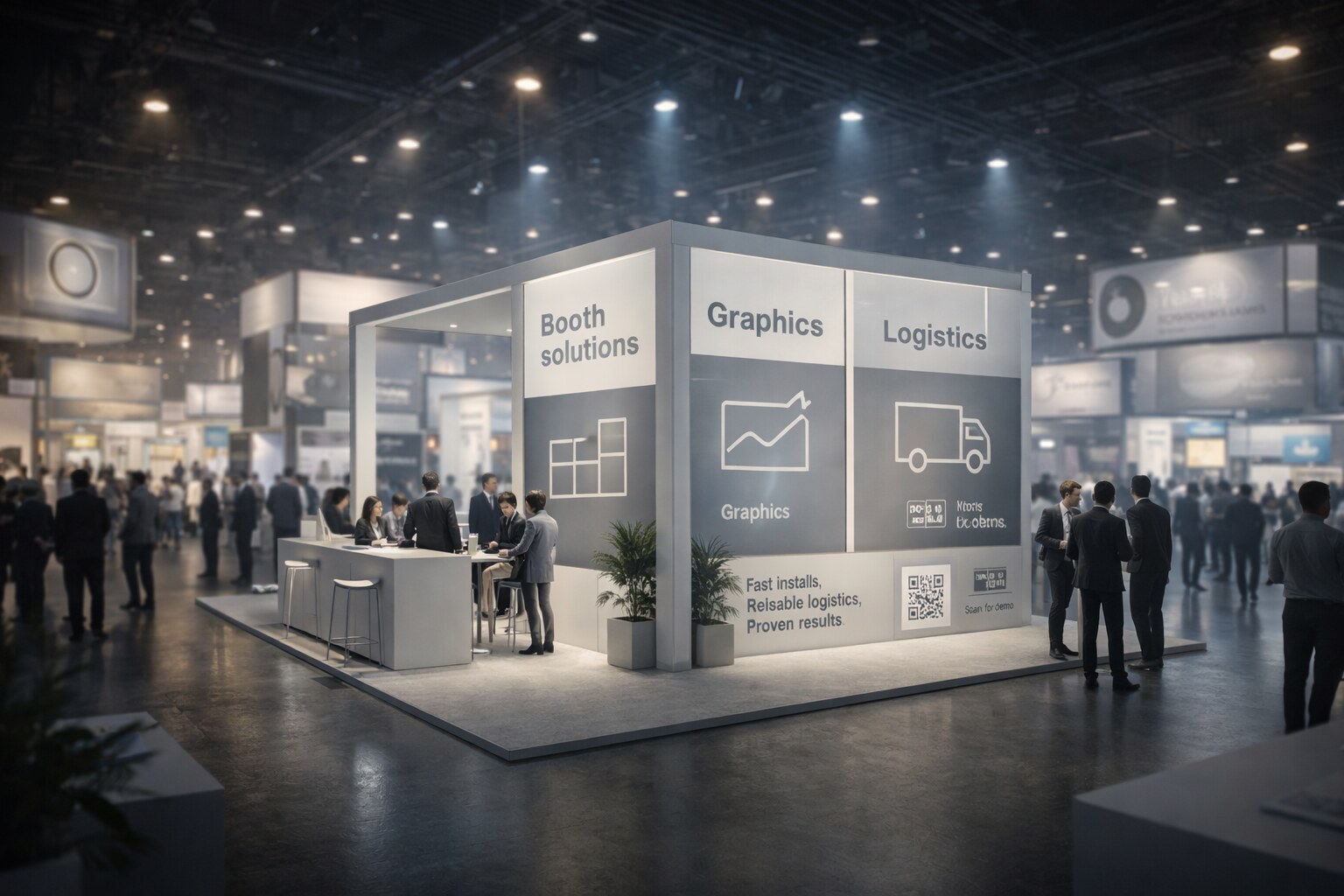 Exhibition & Event Graphic Design in 2026: Clarity Wins in a Visual Smog header image