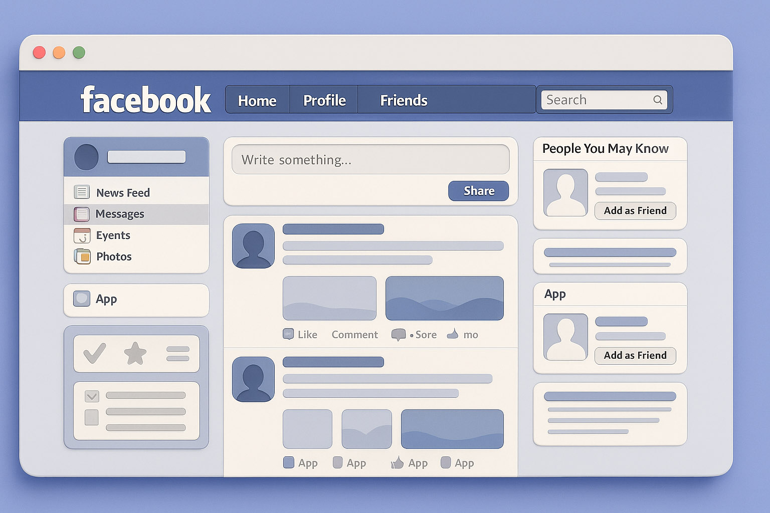 facebook in era of boxes - spirit of the Web 2.0