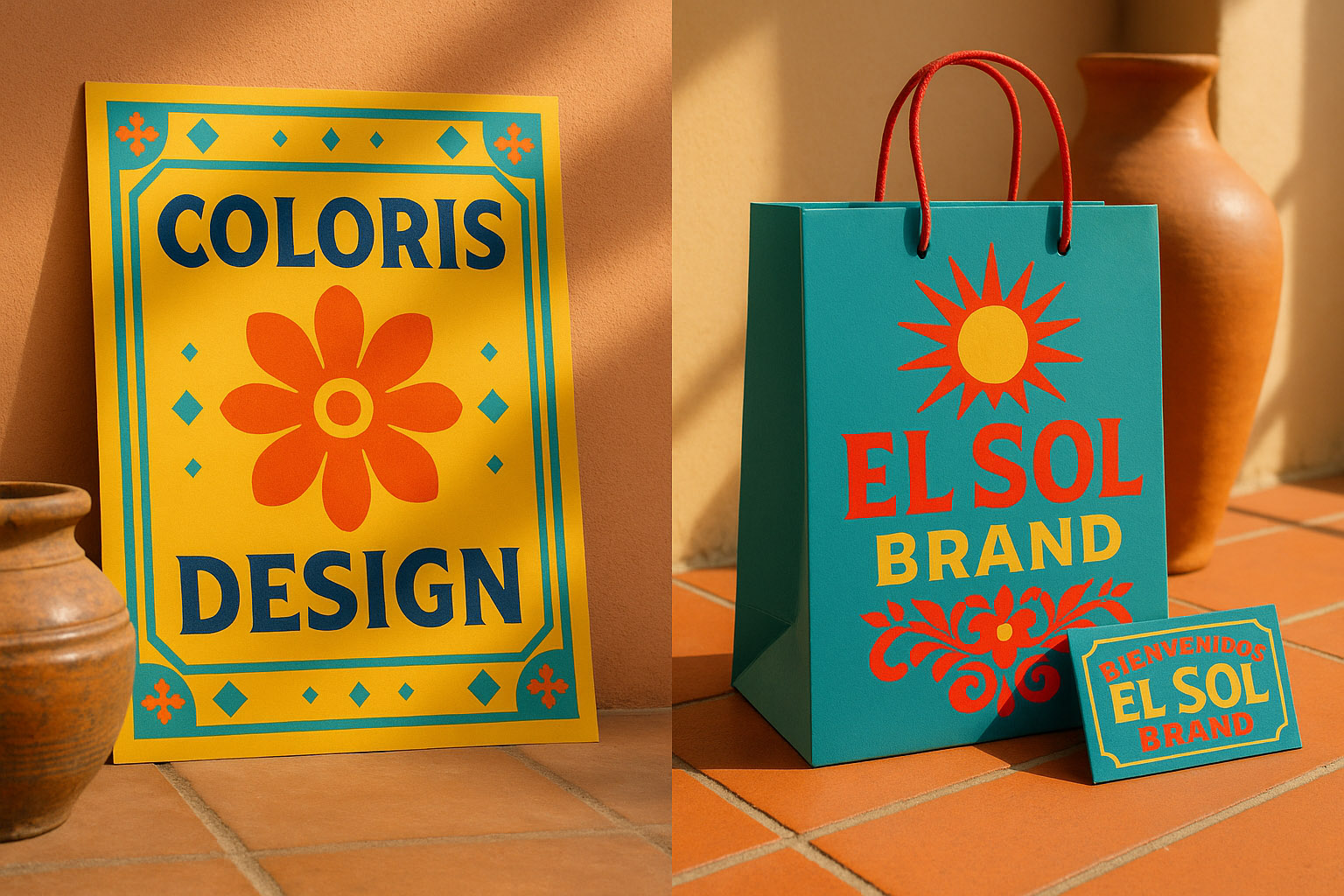 southern countries = bigger logos, large fonts, bold colors