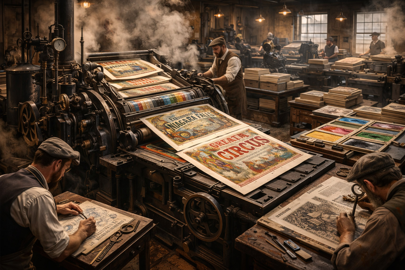 19th-century print technology and reproduction methods