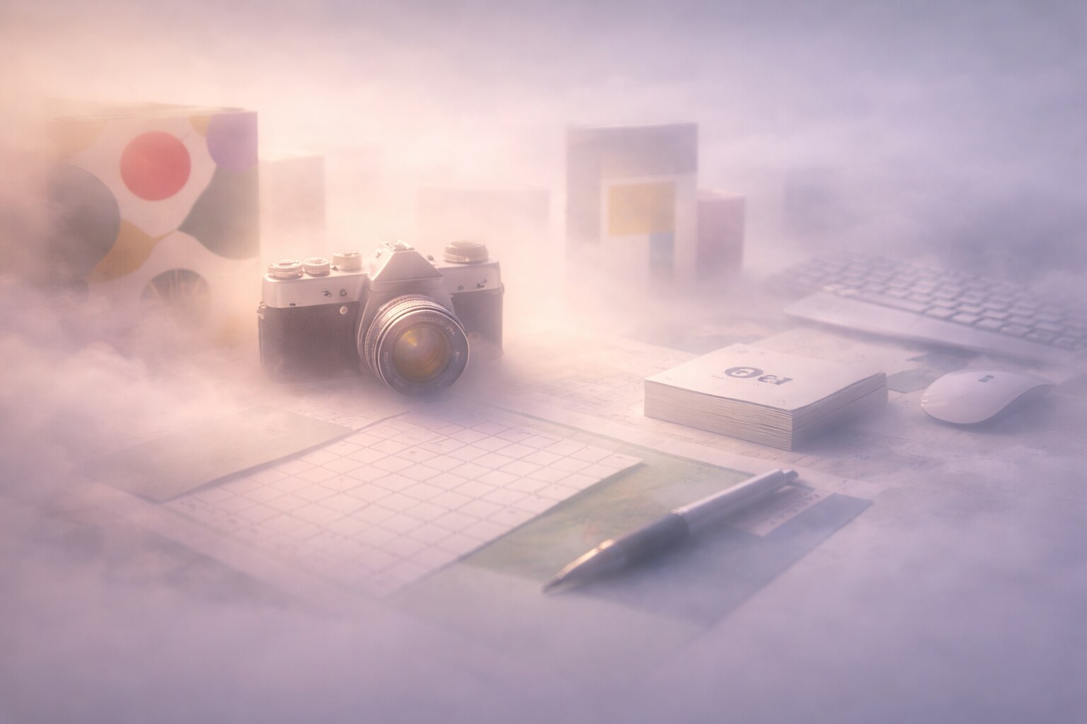 Precision handwork and typographic craft required in pre-digital design production.