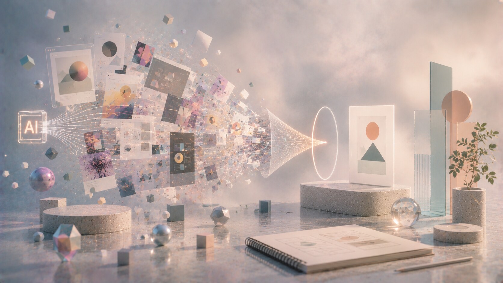 Future of graphic design expertise with AI tools, faster execution, and continued need for judgment and prioritization.
