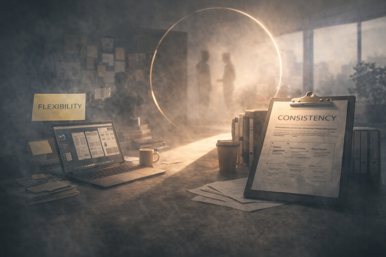 Different hiring expectations in small companies versus corporate design teams.