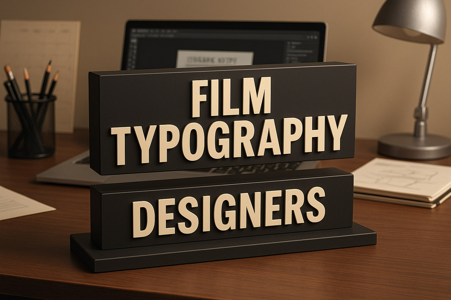 Movie typography - Who is behaind that?