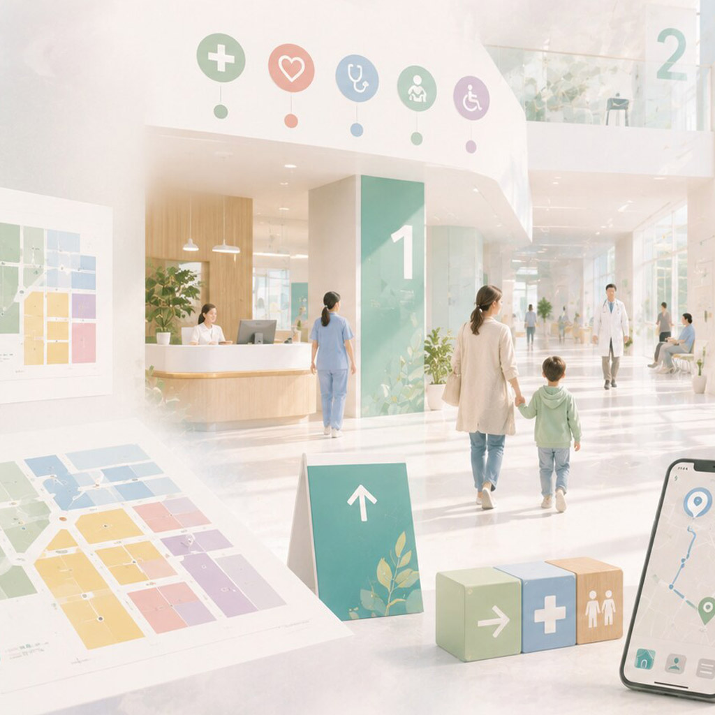 Hospital Navigation and Wayfinding Design System
