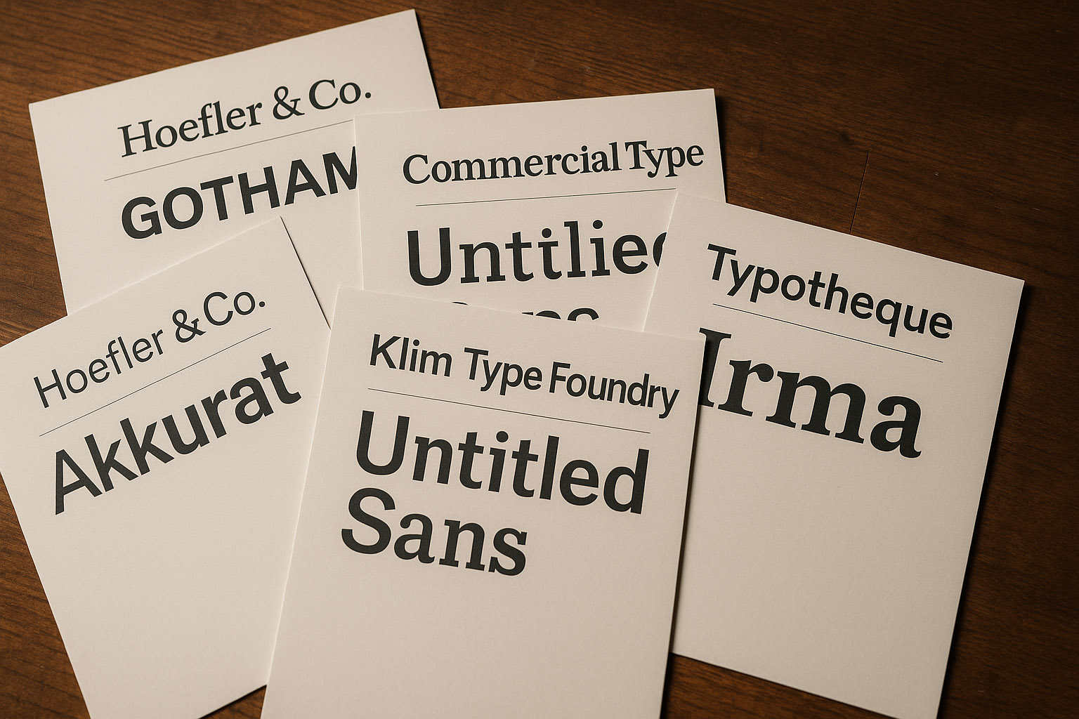 The Masters of Modern Type