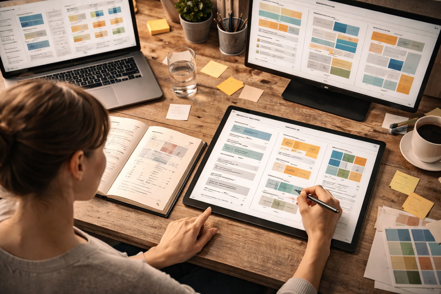 A steady weekly training routine for graphic design improvement.