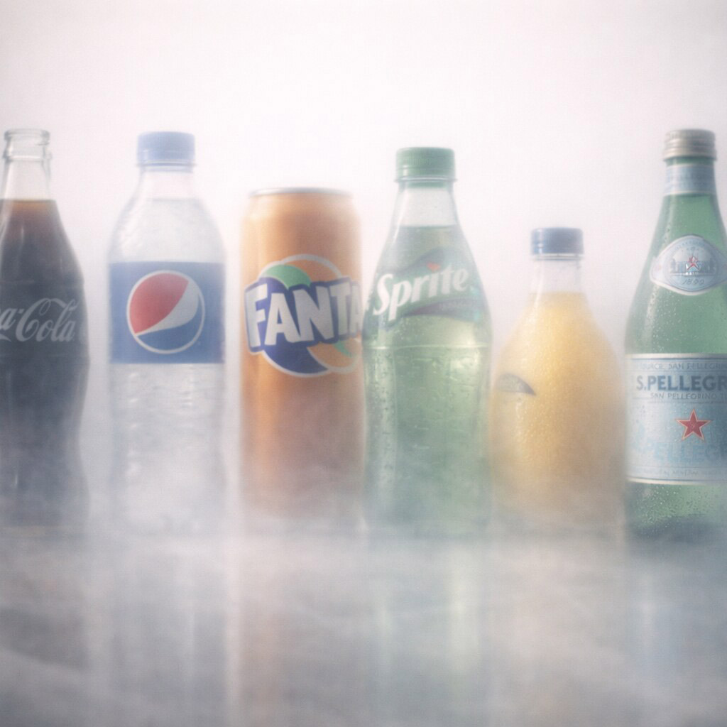 Iconic Water and Lemonade Packaging: Bottles, Cans, Labels, and Shelf Memory