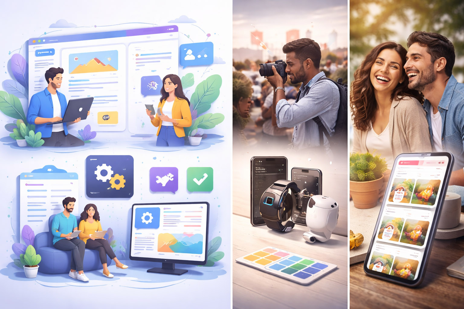 Photography-style hero visual conveying authenticity and realism