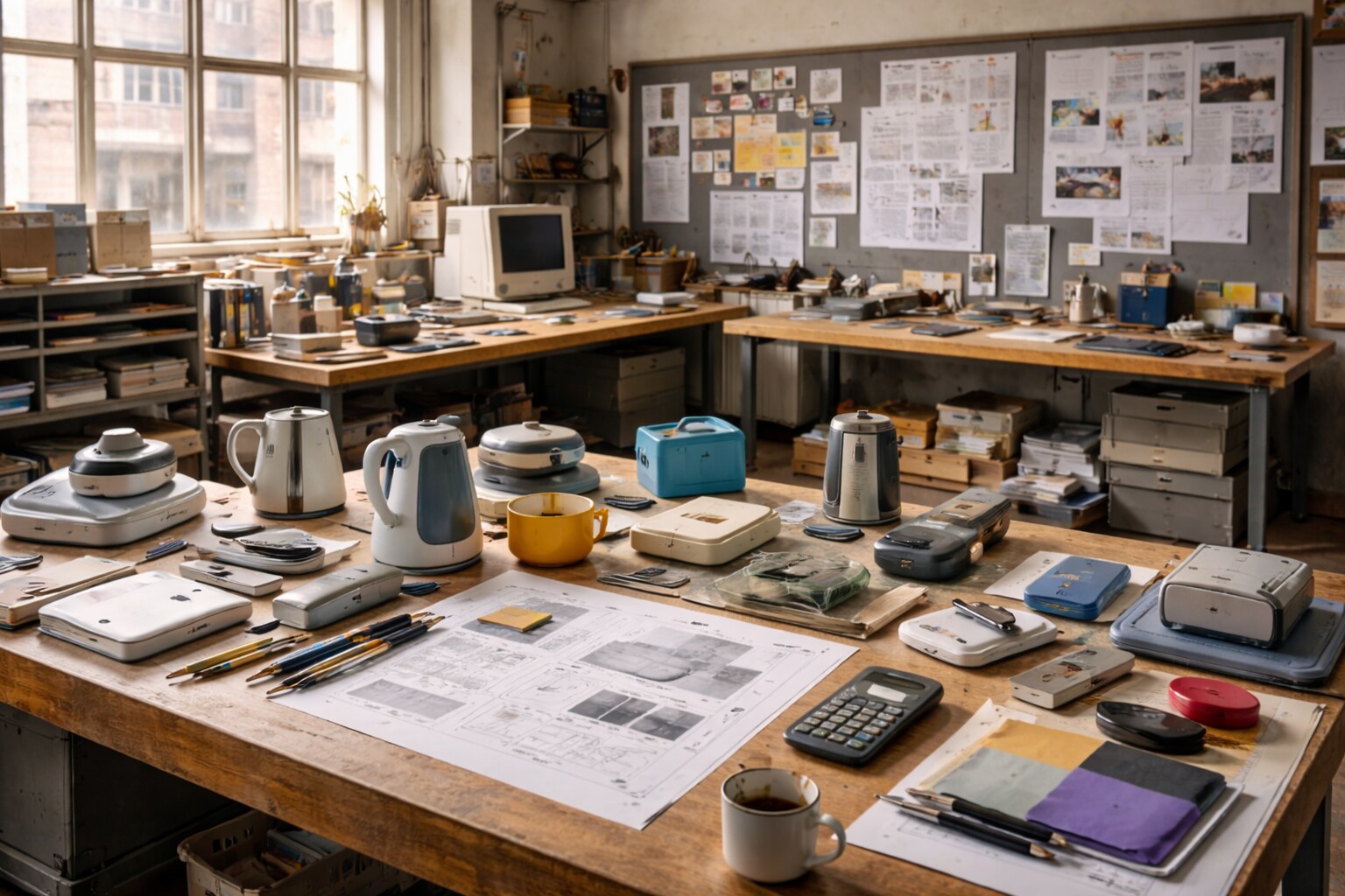 Design teams work through constraints: prototypes, reviews, and tradeoffs