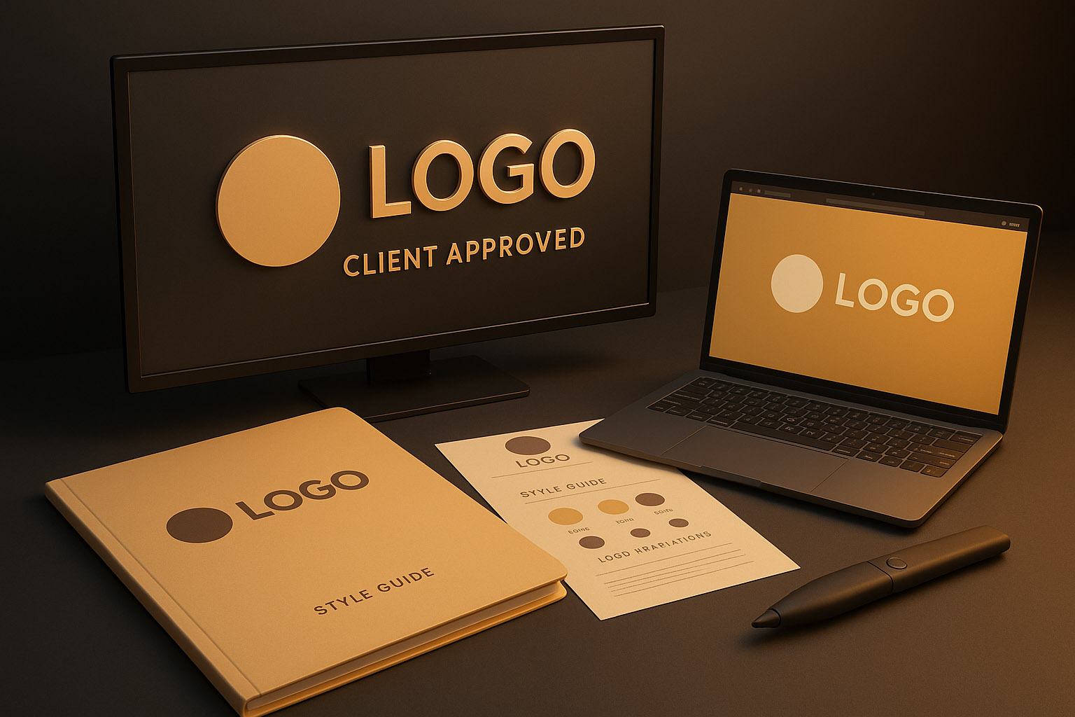 The process behind iconic logo - Approved and Launch