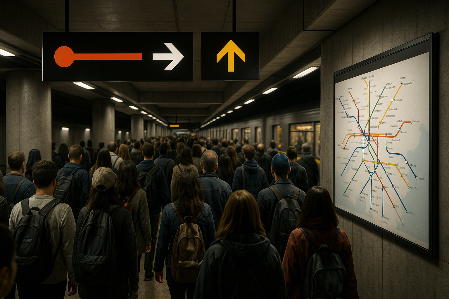 Metro navigation has to work in seconds, under pressure