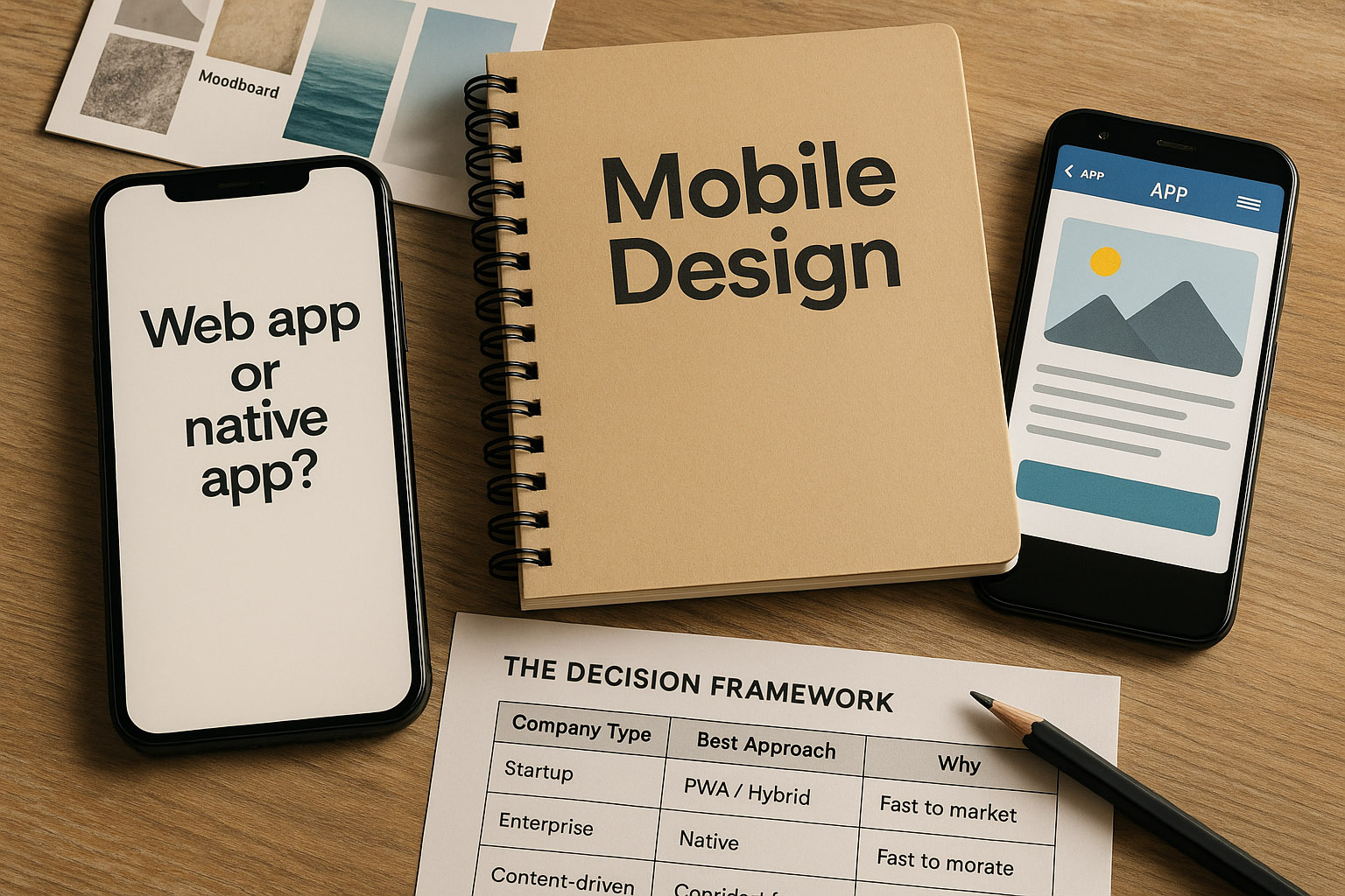 the decision framework, always depends on purpose