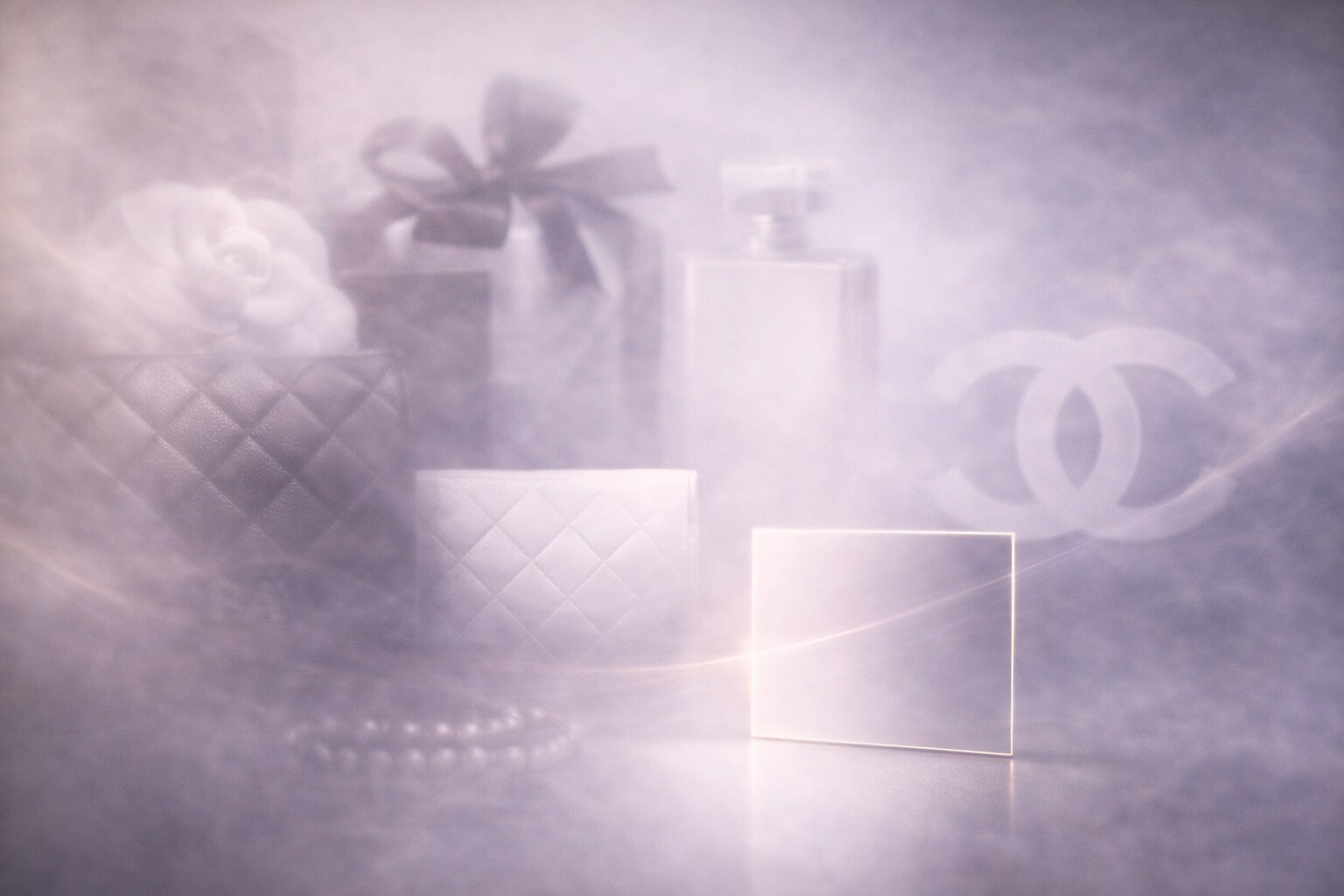 Chanel brand design, black and white codes, and timeless fashion identity.