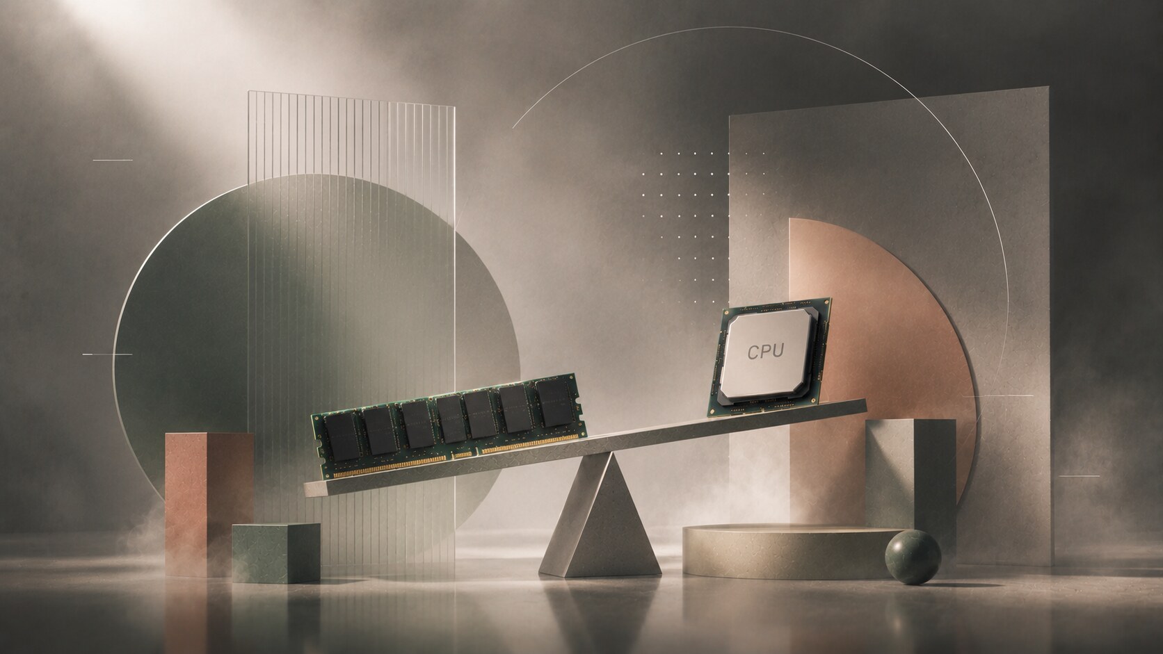 3D design and rendering workflow where GPU power and VRAM become more important than in 2D graphic design.