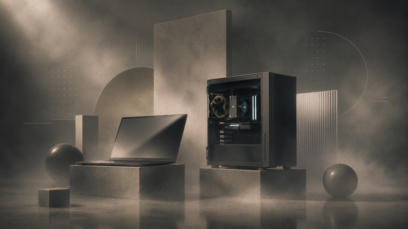 Apple-based graphic design workspace reflecting the historical Mac standard in publishing and creative industries.