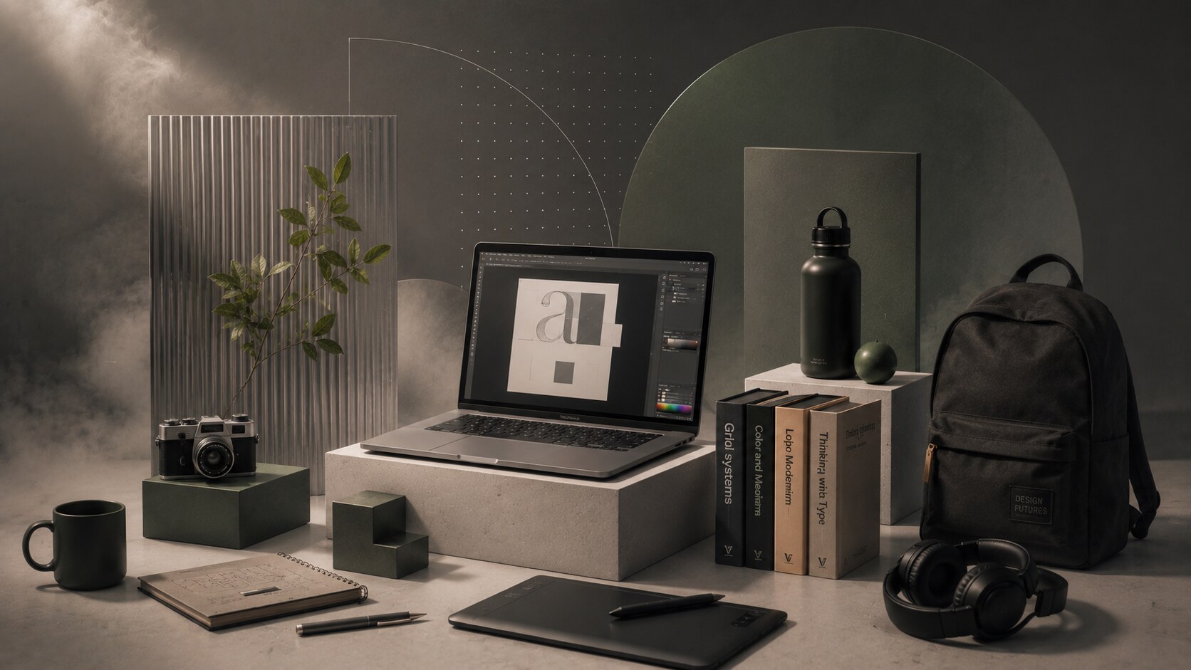 Professional designer workstation tuned for Adobe, 3D, rendering, storage, and multi-monitor productivity.
