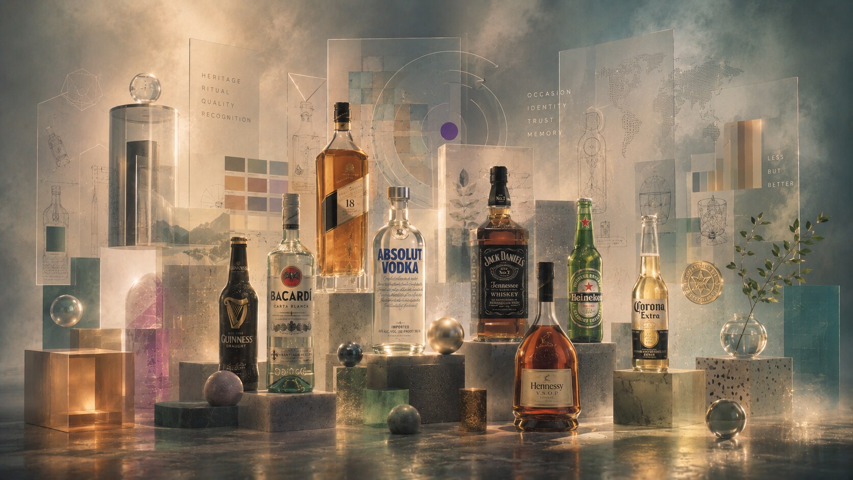 The Packaging Design Story of the Most Iconic Alcohol Brands header image