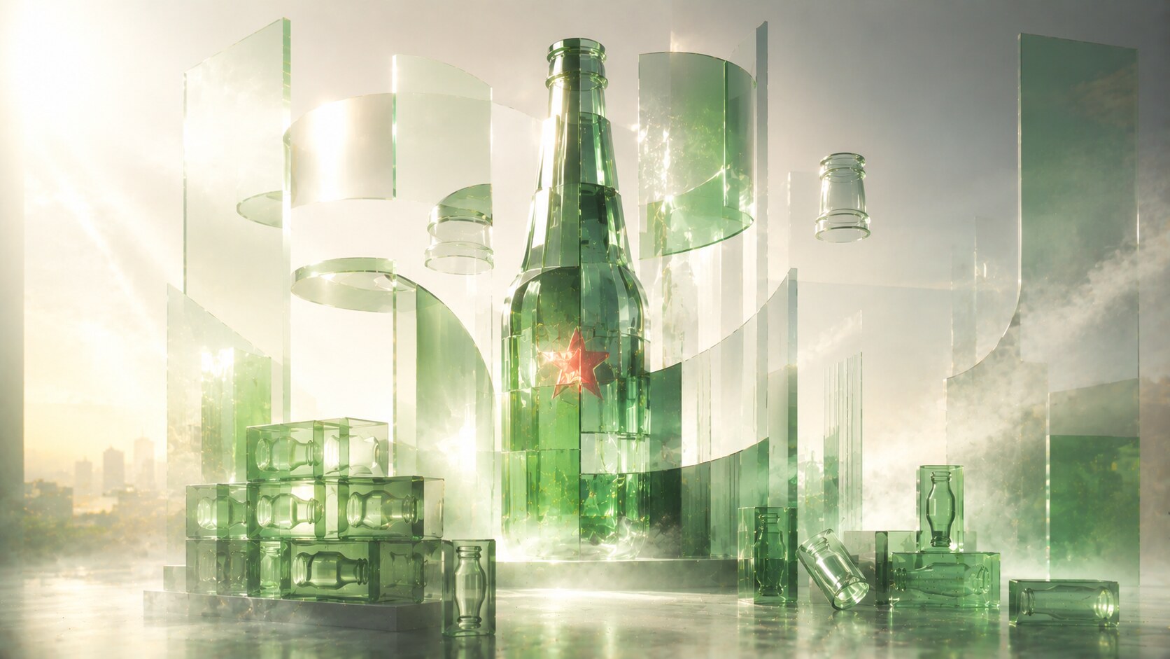 Current alcohol packaging trends including lighter drinking culture, premium cues, no-low competition, and sustainability pressure.