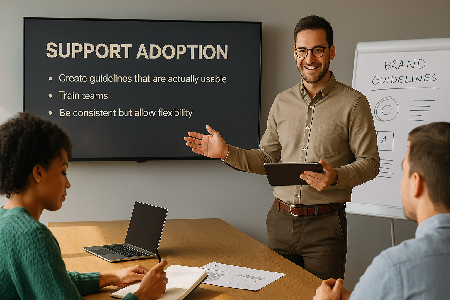step-by-step: 7. support adoption