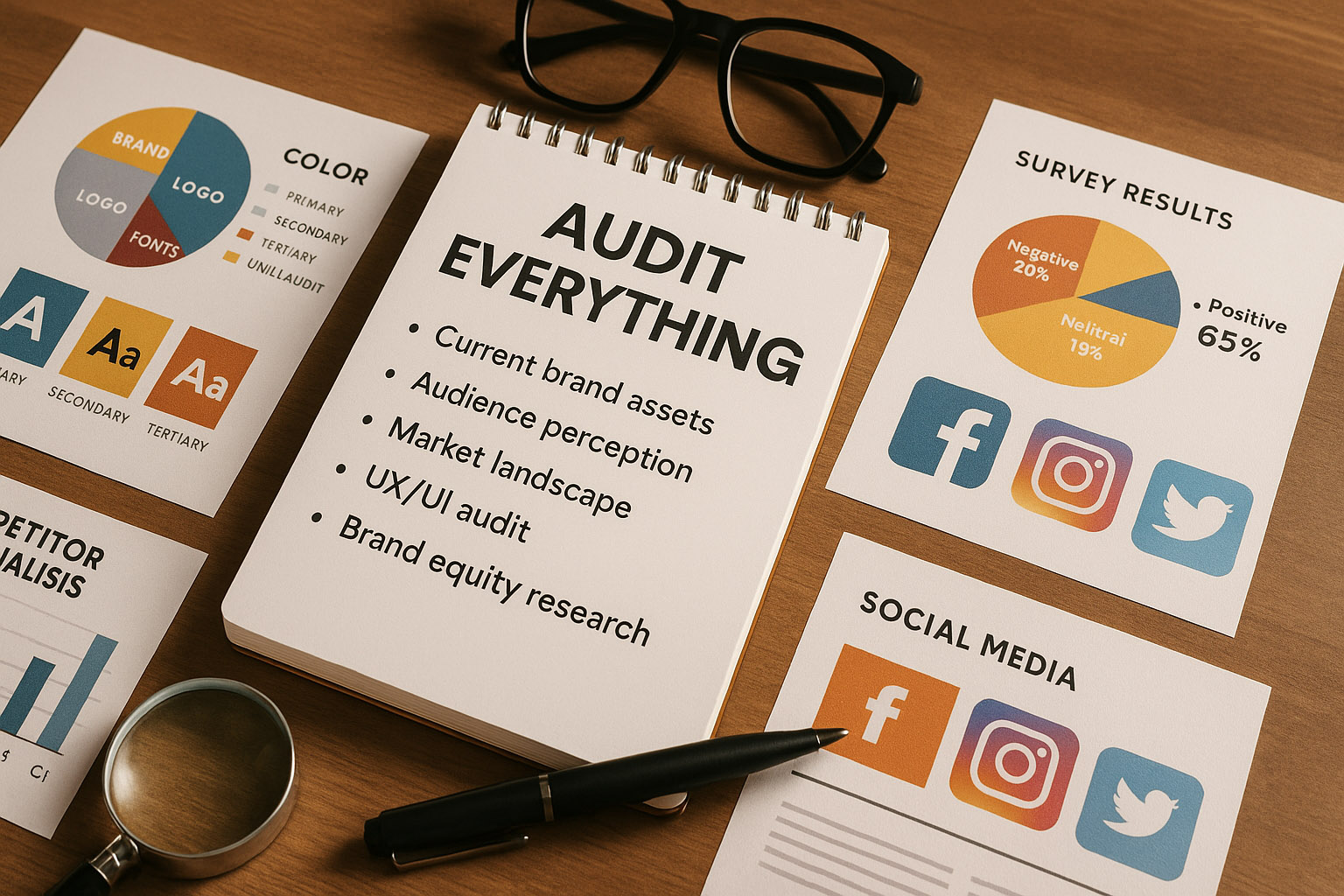 step-by-step: 2. audit everything