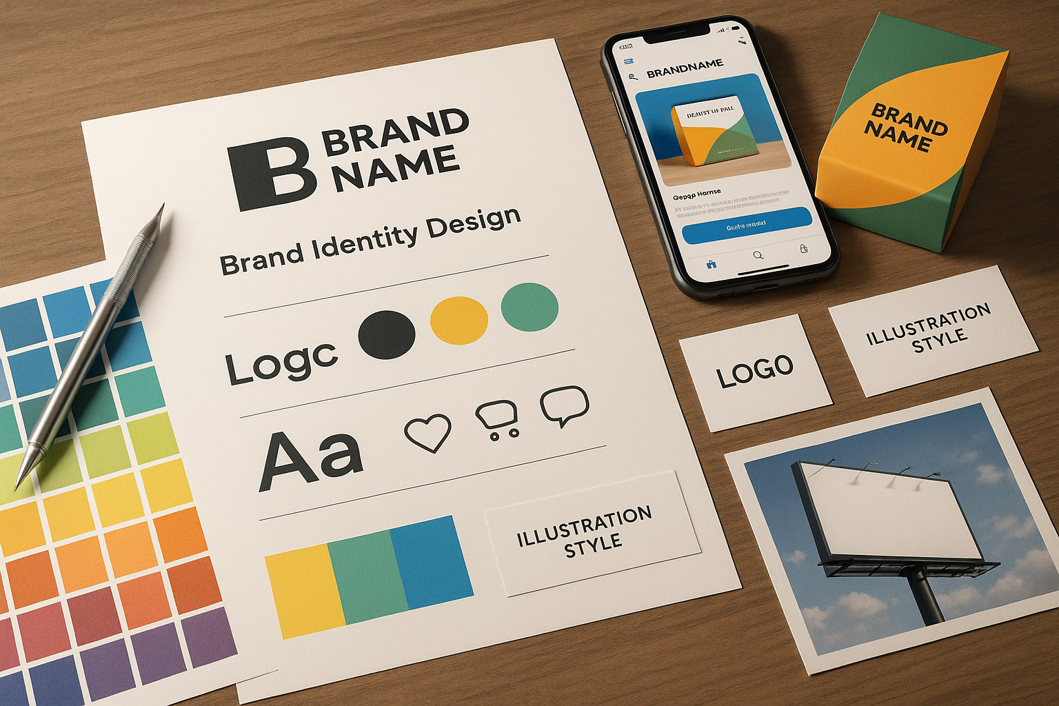 step-by-step: 4. design the identity
