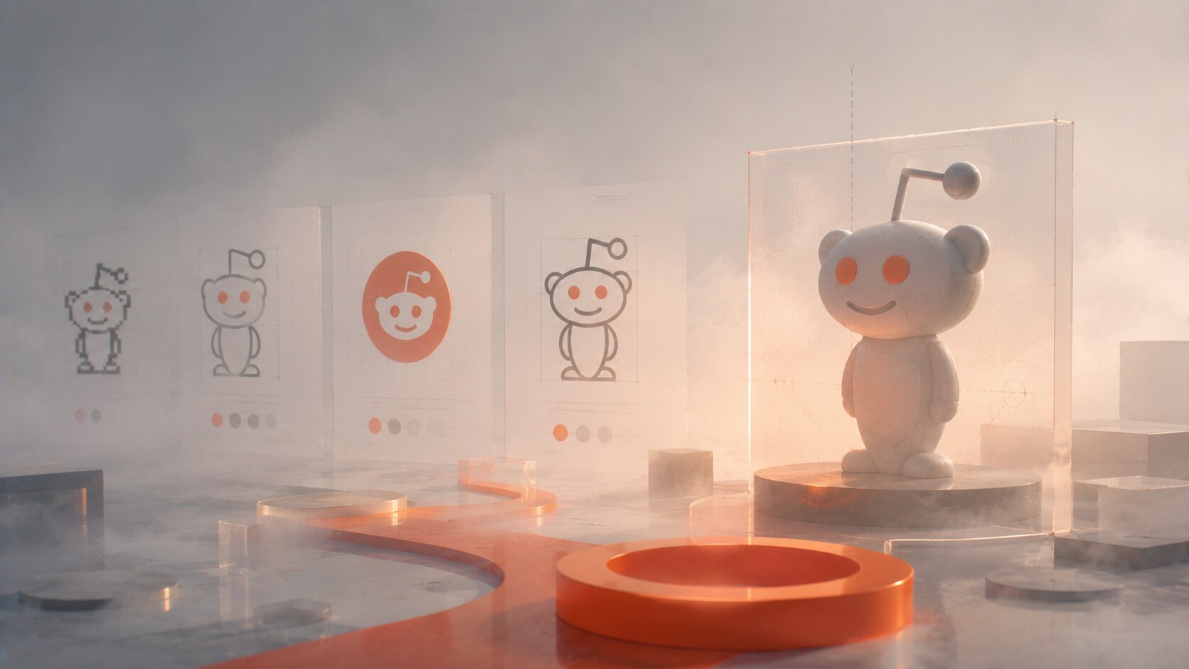 Reddit brand system evolution with refined colors, tighter typography, and a more disciplined use of the Snoo identity.