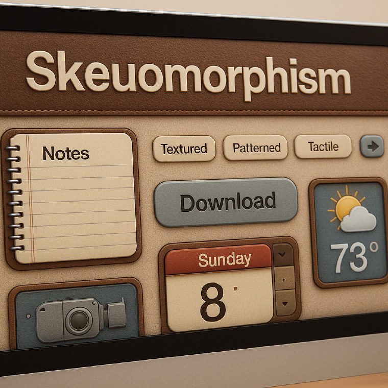 Skeuomorphism: When Interfaces Felt Like Home