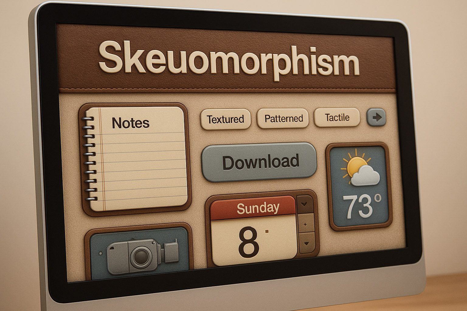 Skeuomorphism: When Interfaces Felt Like Home header image