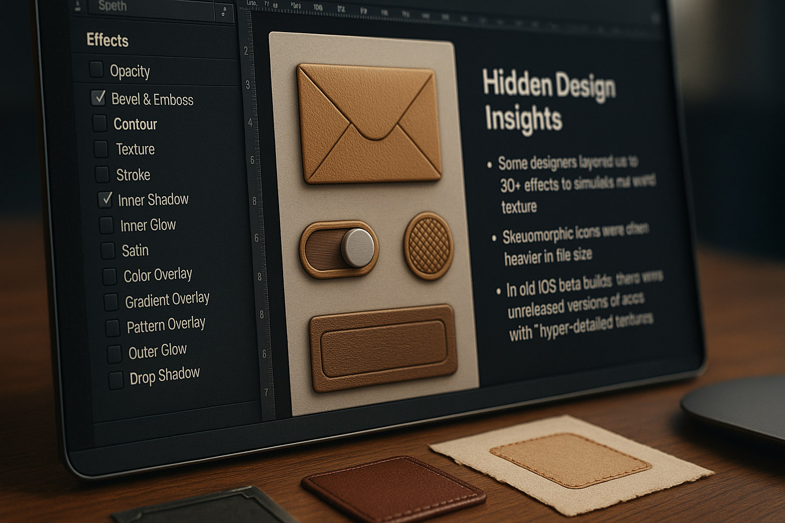 old iOS beta builds has unreleased versions of apps with hyper-detailed textures