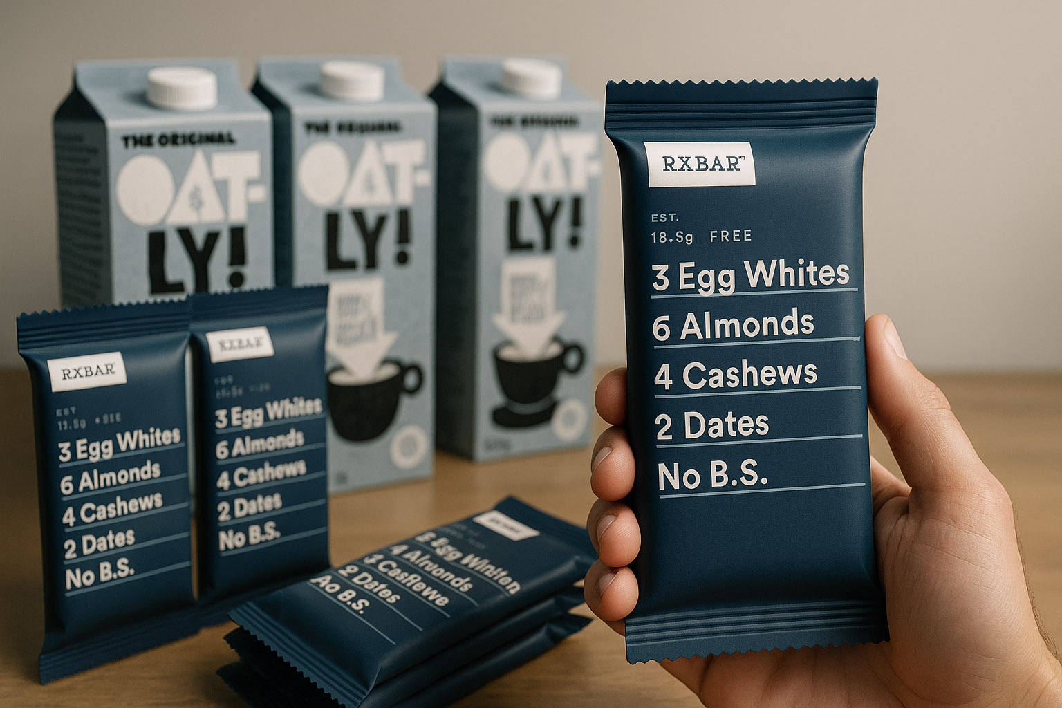 Illustration of bold, protest-style packaging that stands out on coffee shop shelves and social media.