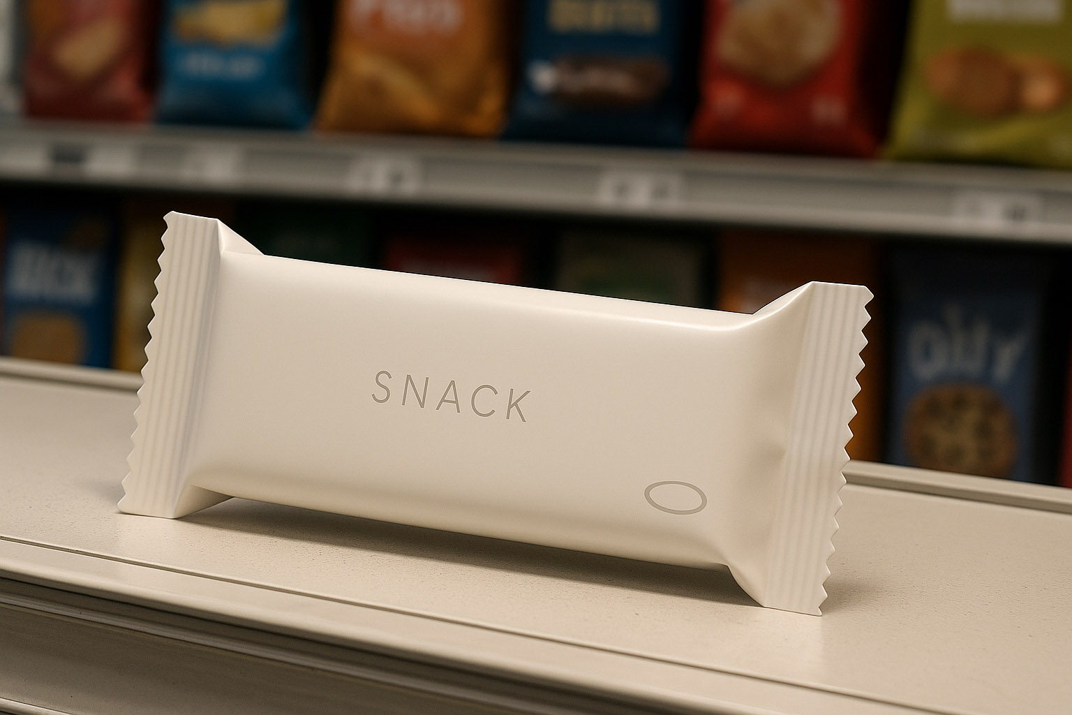 Side-by-side comparison of familiar and redesigned juice packaging showing how codes can be lost.