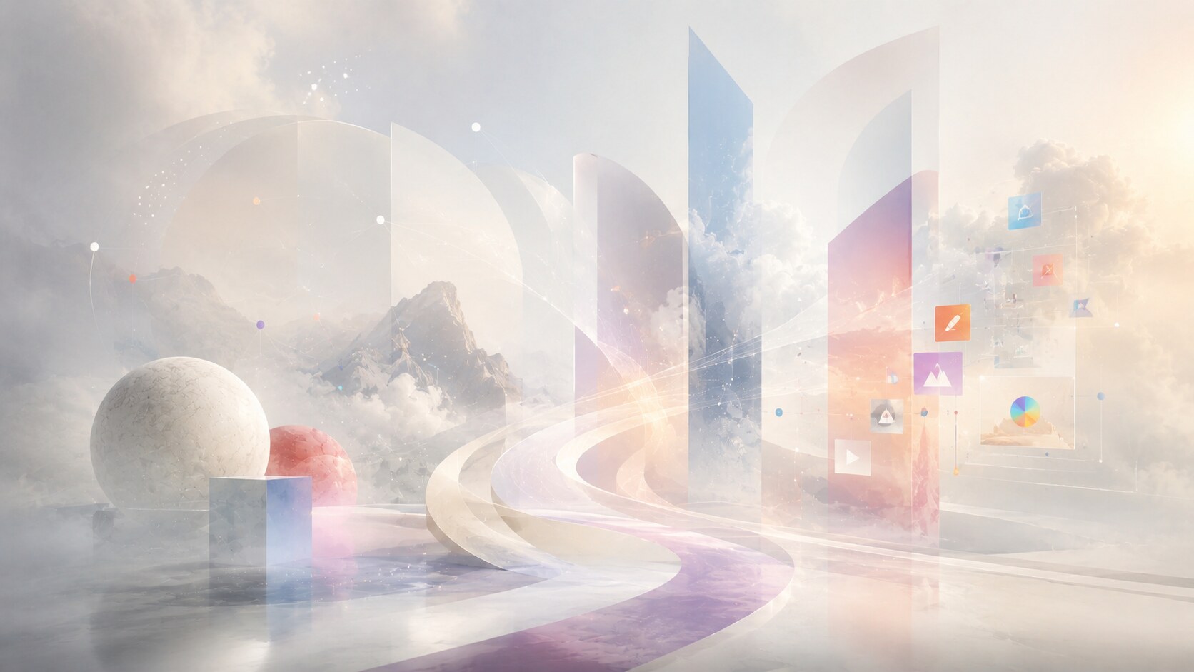 Future-facing Adobe design direction with Firefly, creative agents, unified workflows, and AI-assisted production across apps.