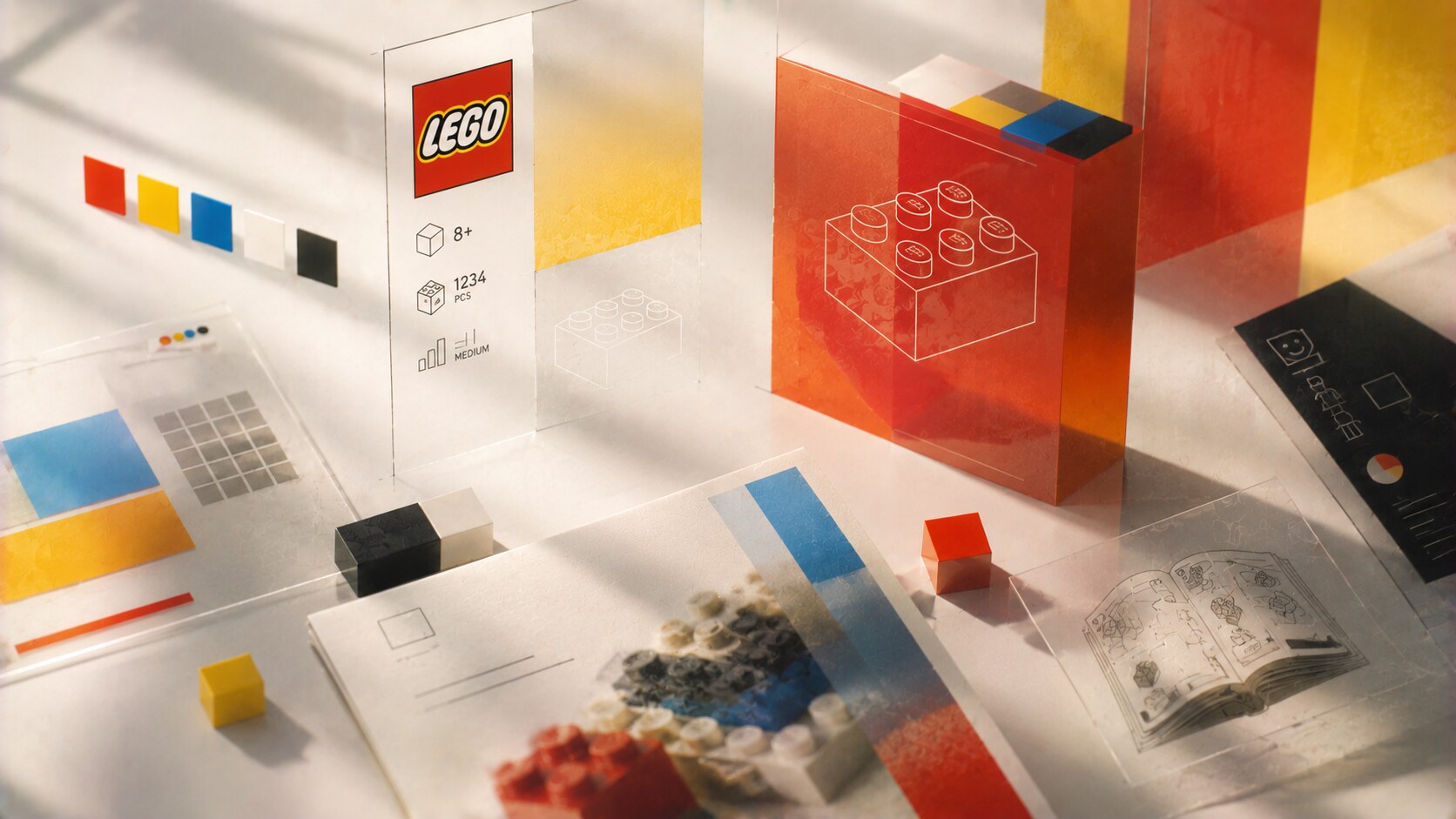 LEGO packaging evolution showing how box design taught play possibilities, age logic, and set hierarchy.