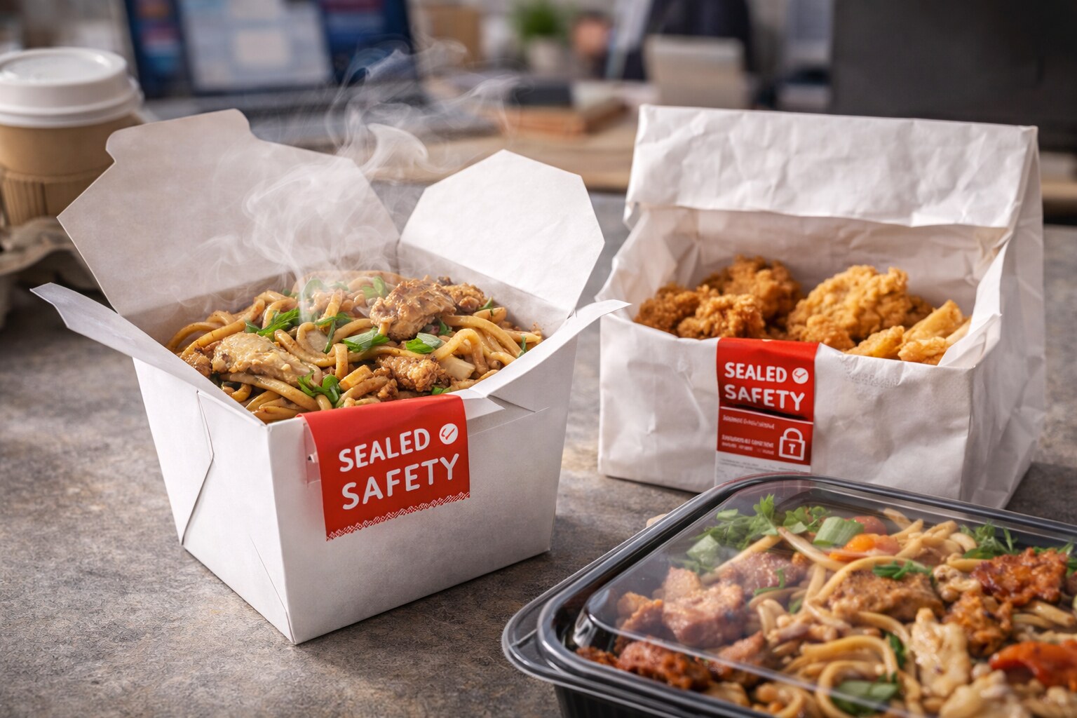 Close-up of a hand holding a packaged snack bar, showing packaging as a portable meal for fast-paced days.