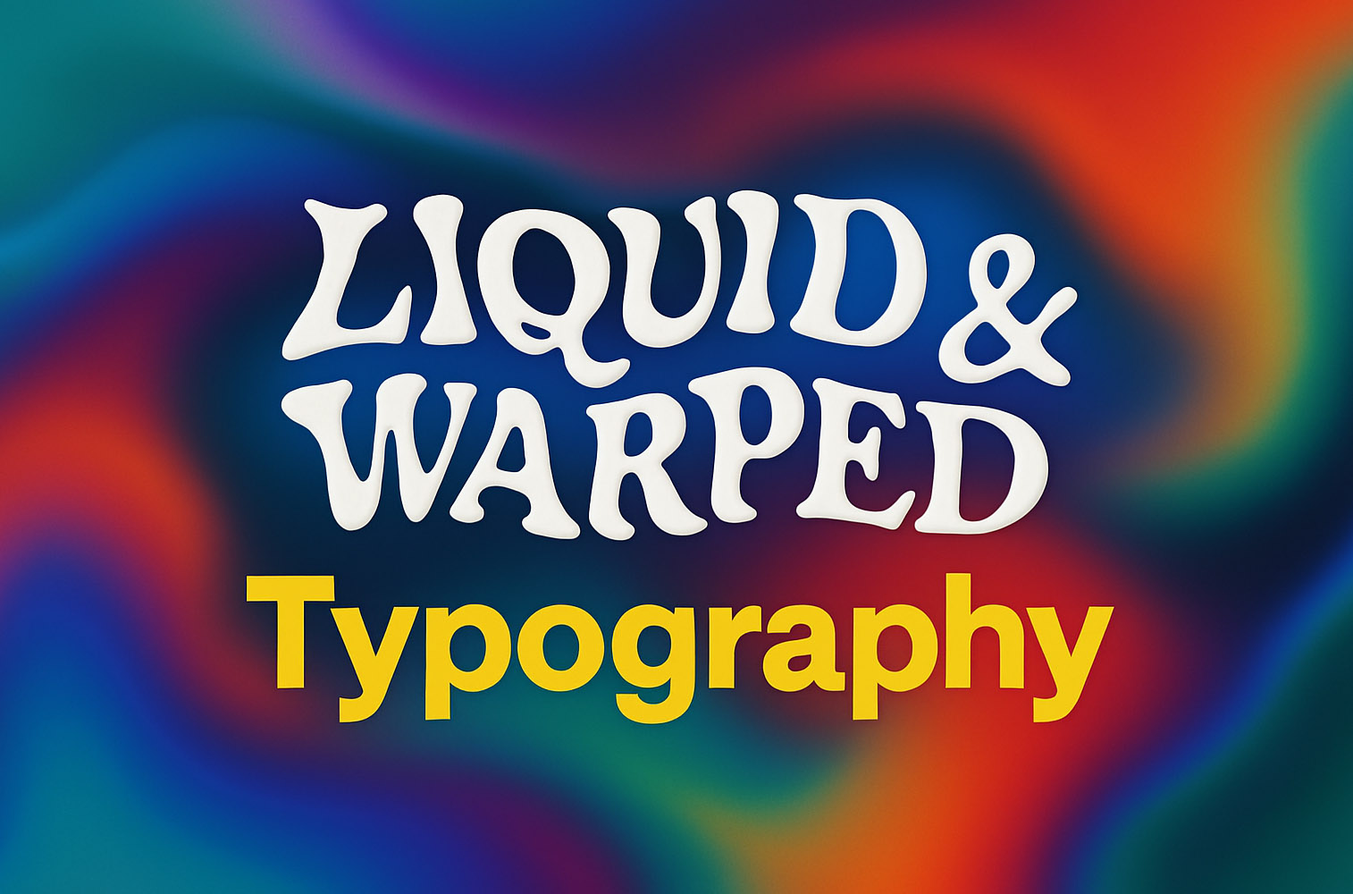 TikTok Typography Trends: Liquid & Warped