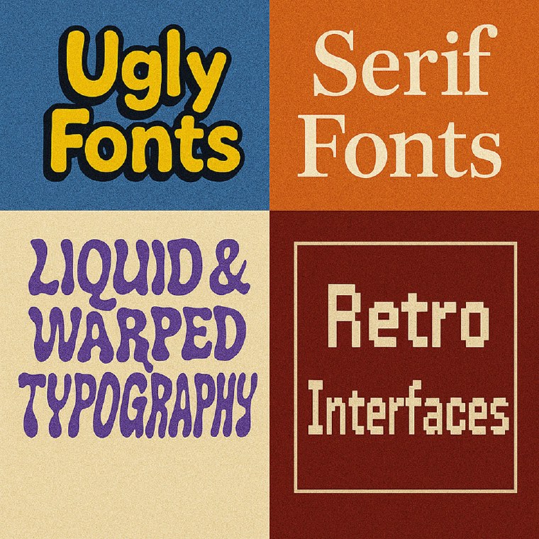 TikTok Typography Trends: The Rise of Ugly Fonts, Serif Comebacks & Liquid Type