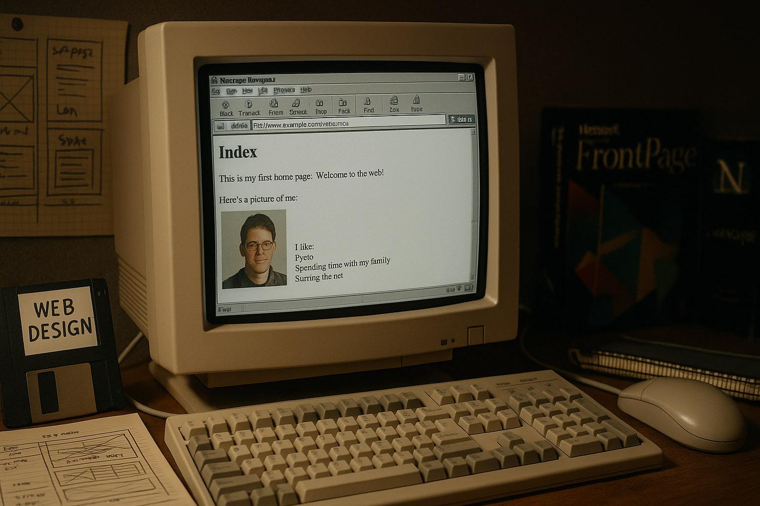 UX&UI in the Early Days: Web Design in the 80s and 90s header image