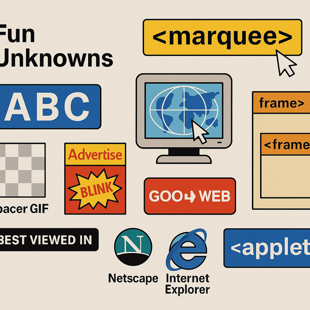 fun unknowns like - browsers couldn't center text