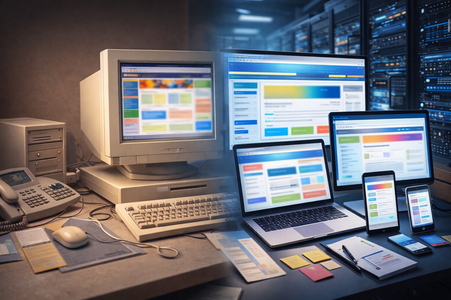 From static pages to interactive experiences: late 90s and 2000s web design culture